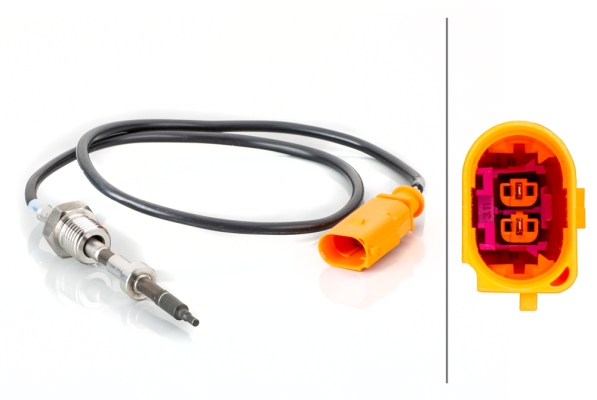 Sensor, exhaust gas temperature - 6PT 014 494-561 HELLA