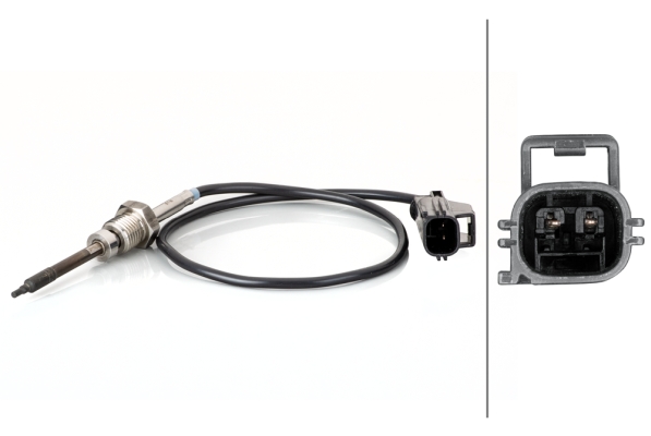 Sensor, exhaust gas temperature - 6PT 014 494-451 HELLA