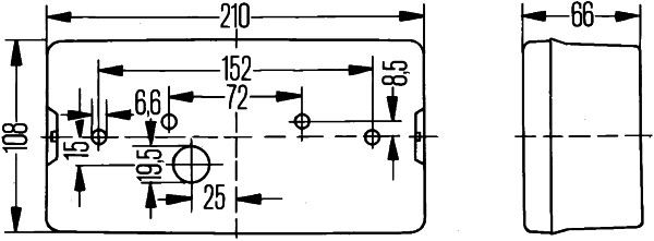 Задний фонарь - 2VB 006 040-051 HELLA
