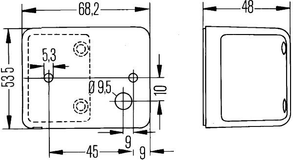 Position Light - 2PF 006 679-017 HELLA