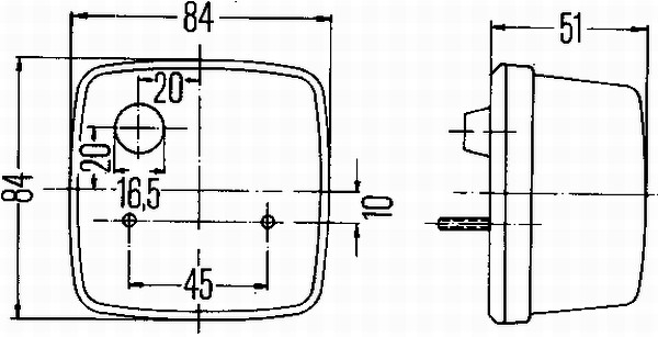 Position Light - 2PF 003 014-071 HELLA