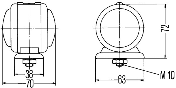 Outline Lamp - 2TJ 001 633-211 HELLA
