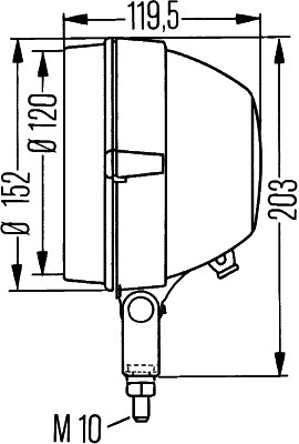 Faro da lavoro - 1G3 005 760-221 HELLA