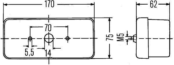 Combination Rearlight - 2SD 002 582-011 HELLA