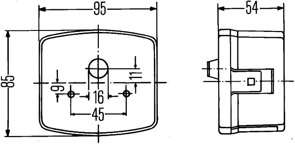 Indicator - 2BE 003 182-091 HELLA