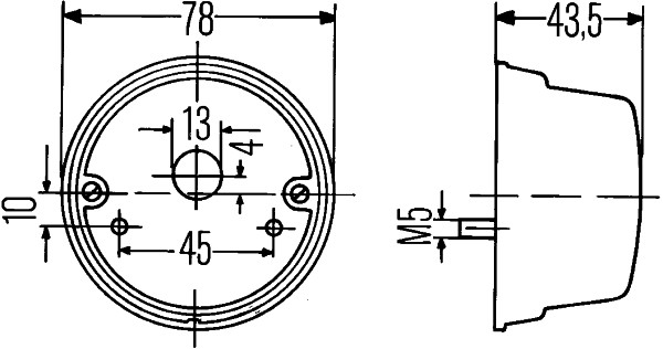 Indicator - 2BE 001 259-061 HELLA