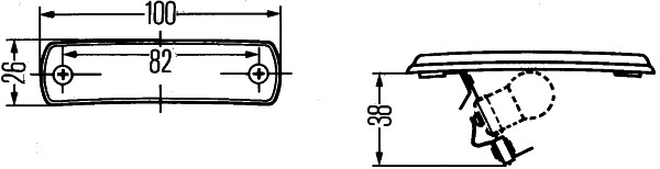 Position Light - 2PF 001 647-031 HELLA