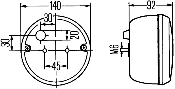 Reverse Light - 2ZR 001 423-001 HELLA