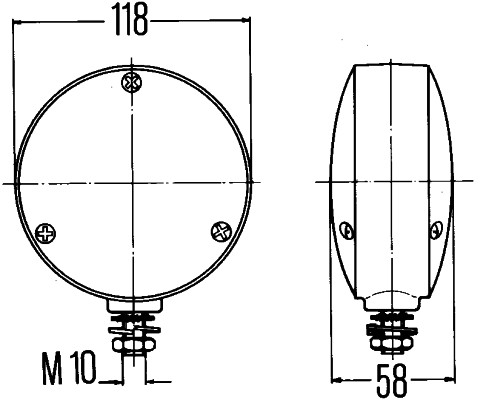 Indicator - 2BA 003 022-007 HELLA
