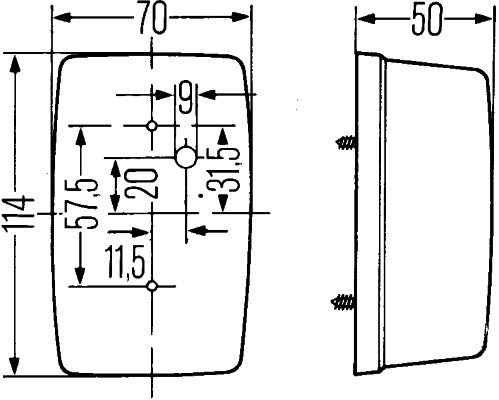 Indicator - 2BA 002 324-021 HELLA