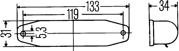 Reading Light - 2AB 001 208-001 HELLA