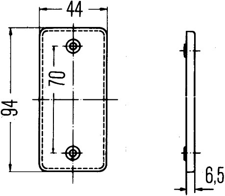 Reflex Reflector - 8RA 003 326-011 HELLA