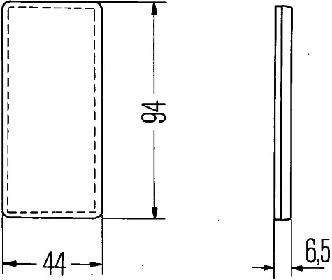 Reflex Reflector - 8RA 003 326-041 HELLA