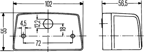 Licence Plate Light - 2KA 998 523-001 HELLA