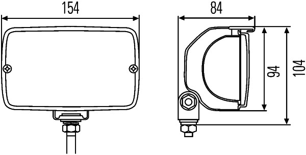 Faro da lavoro - 1GA 998 522-011 HELLA