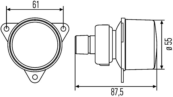 Indicator - 2BA 008 221-007 HELLA