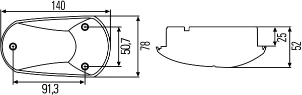 Auxiliary Indicator - 2BM 008 355-001 HELLA