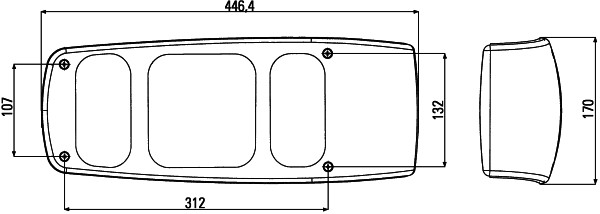 Luce posteriore - 2VA 007 502-111 HELLA