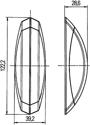 Luce permietrale - 2XS 008 479-001 HELLA