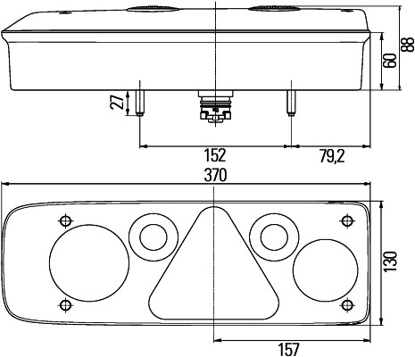 Combination Rearlight - 2VP 340 940-111 HELLA