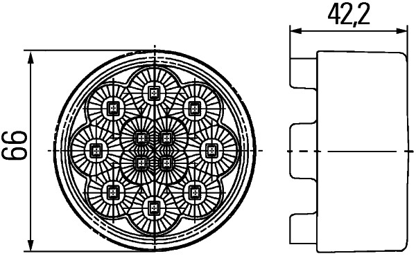 Indicator - 2BA 009 001-431 HELLA