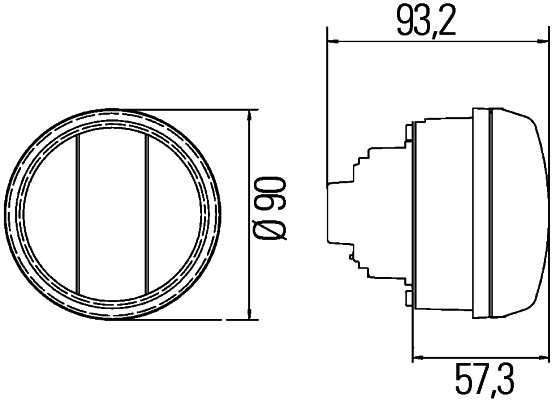 Indicator - 2BE 010 102-001 HELLA
