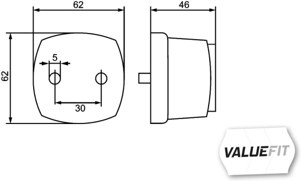 Стояночный огонь - 2PG 357 012-021 HELLA