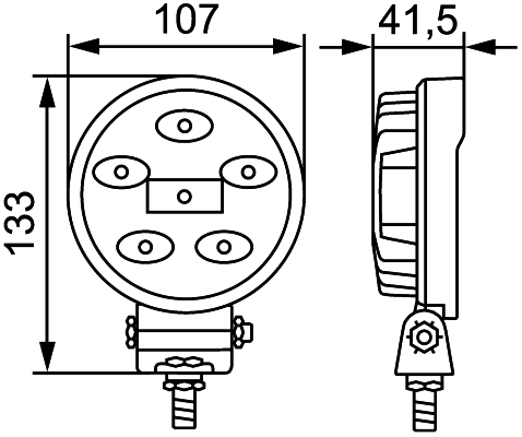 Worklight - 1G0 357 108-012 HELLA