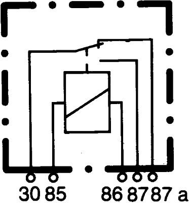 Relay, main current - 4RD 933 332-237 HELLA