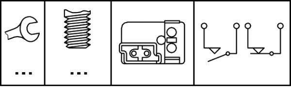 Interruttore luce freno - 6DD 008 622-771 HELLA