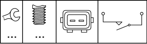 Switch, reverse light - 6ZF 008 621-251 HELLA