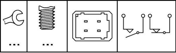 Brake Light Switch - 6DD 008 622-371 HELLA