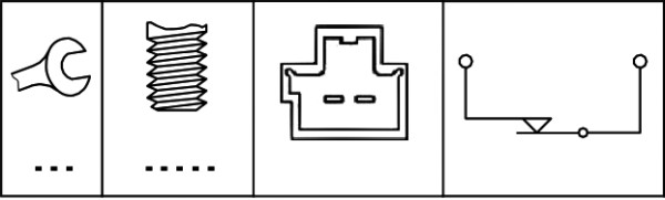 Brake Light Switch - 6DD 010 966-001 HELLA
