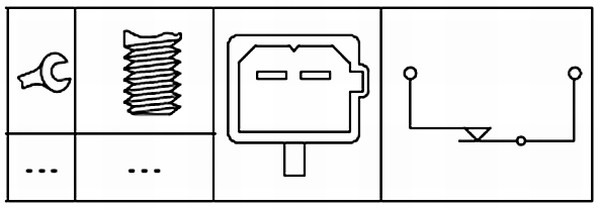 Switch, clutch control (engine timing) - 6DD 179 465-101 HELLA