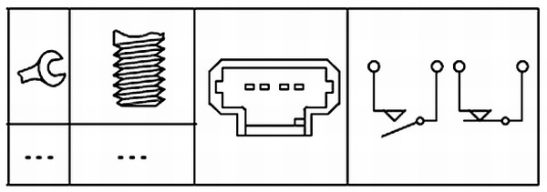 Brake Light Switch - 6DD 008 622-811 HELLA