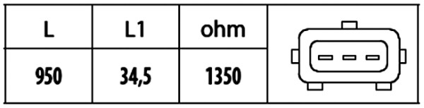 Sensor, crankshaft pulse - 6PU 009 146-451 HELLA