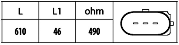 Sensor, crankshaft pulse - 6PU 009 146-541 HELLA