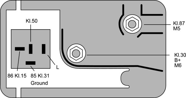 Control Unit, glow plug system - 4RV 008 188-091 HELLA