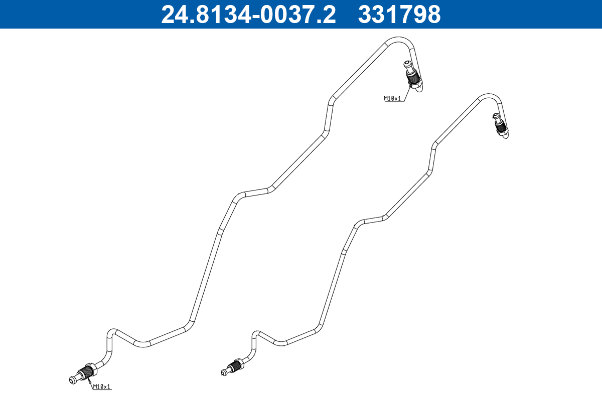 Brake Lines - 24.8134-0037.2 ATE