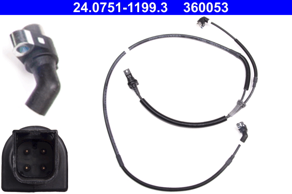 Sensor, wheel speed - 24.0751-1199.3 ATE
