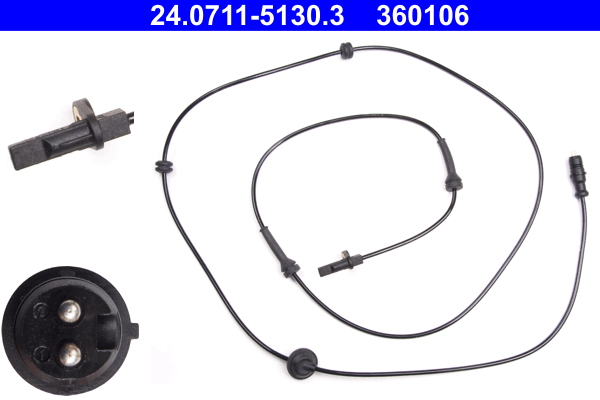 Sensor, wheel speed - 24.0711-5130.3 ATE