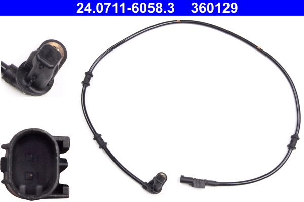 Sensor, wheel speed - 24.0711-6058.3 ATE