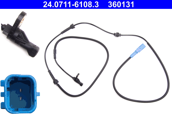 Sensor, wheel speed - 24.0711-6108.3 ATE