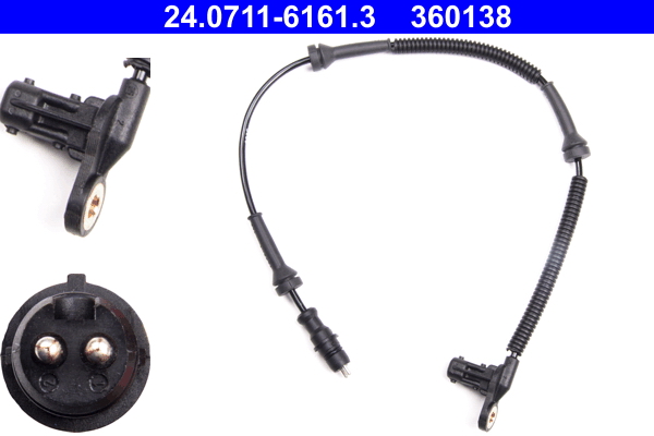 Sensor, wheel speed - 24.0711-6161.3 ATE