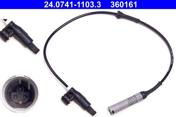Sensor, wheel speed - 24.0741-1103.3 ATE