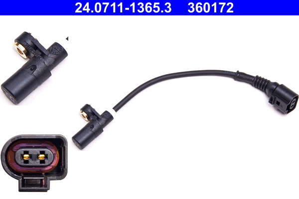 Sensor, wheel speed - 24.0711-1365.3 ATE