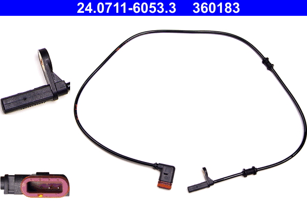 Sensor, wheel speed - 24.0711-6053.3 ATE