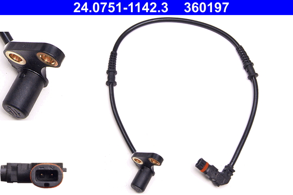 Sensor, wheel speed - 24.0751-1142.3 ATE