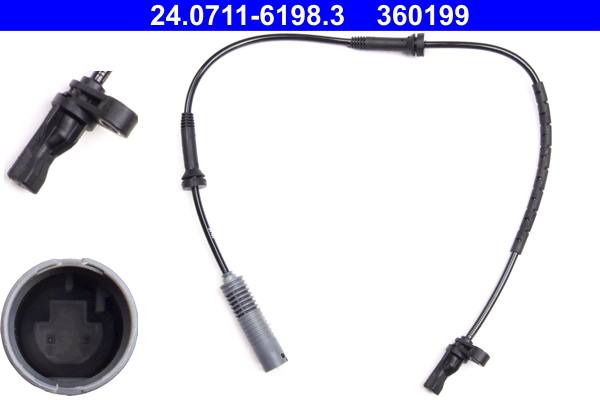 Sensor, wheel speed - 24.0711-6198.3 ATE