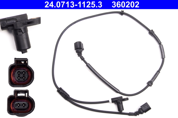 Sensor, wheel speed - 24.0713-1125.3 ATE